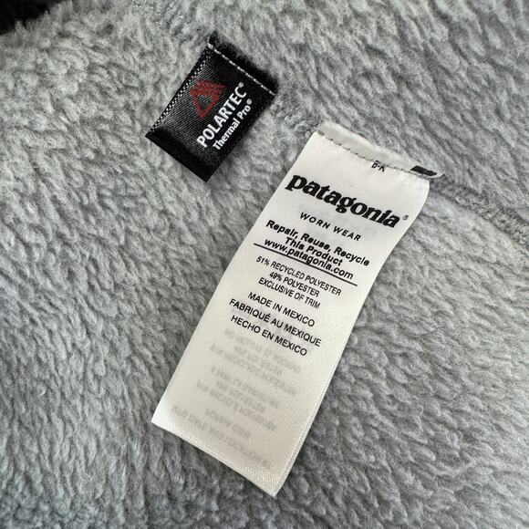 Patagonia Sweater Womens Medium Grey Re Tool Snap T Pullover Fleece - Picture 7 of 10